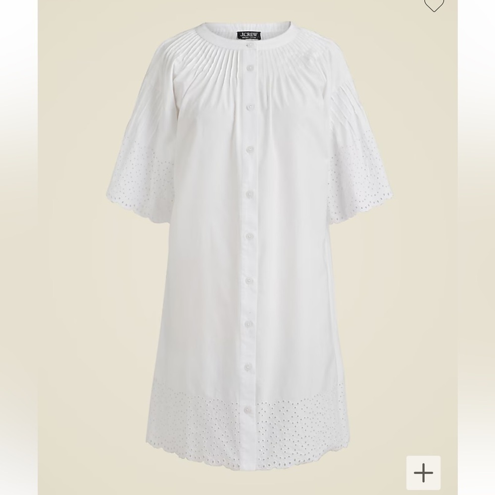 J crew Jolie dress in eyelet cotton poplin - Picture 5 of 5
